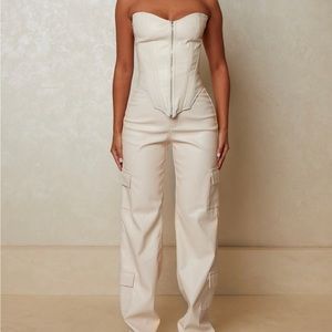 Mars the Label corset and leather pants